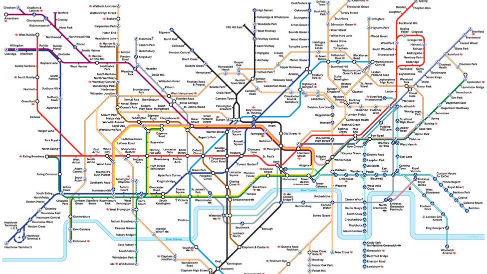 London Underground Tube Map 