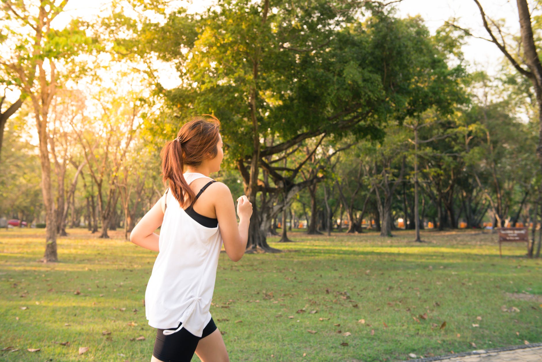 woman about to run during golden hour
healthy while travelling