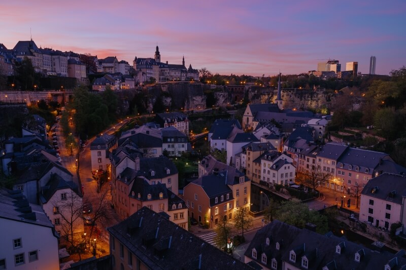 Luxembourg from above