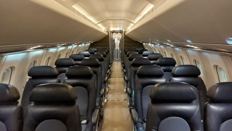 Concorde seats inside